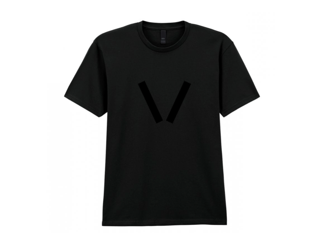 Childrens Statement V logo t-shirt