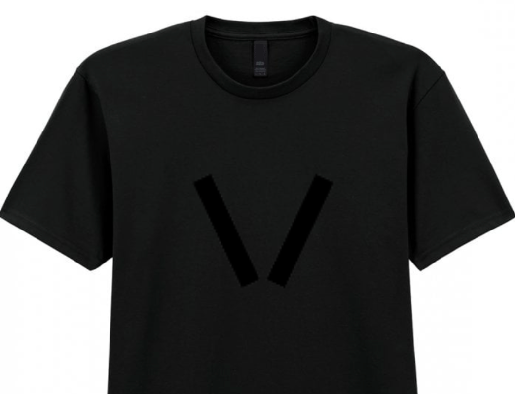 Statement V logo t-shirt
